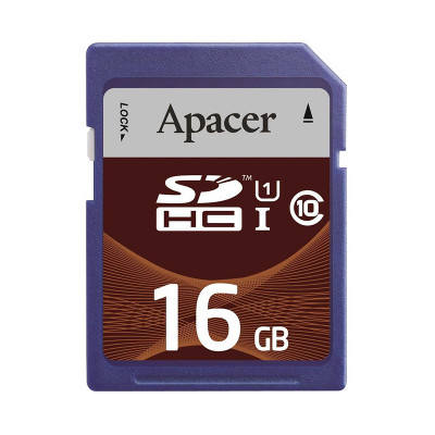 CARD-SDHC16GB-C10-APCR CARD SDHC UHS-1 16GB CLASA10 APACER. Poza 22930